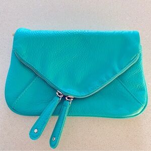 Street Level turquoise sling bag or clutch